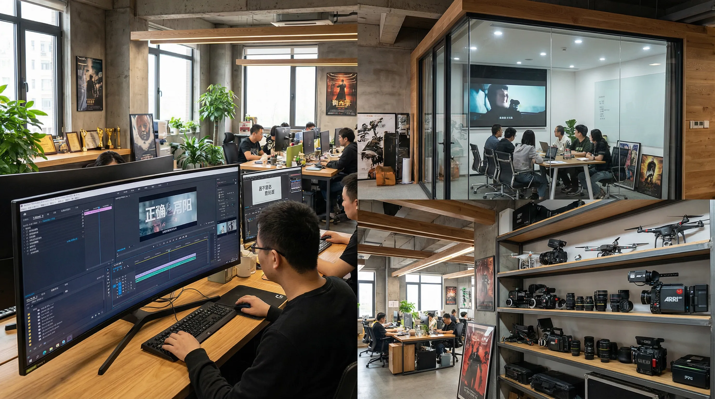 萝莉岛影视传媒公司办公室